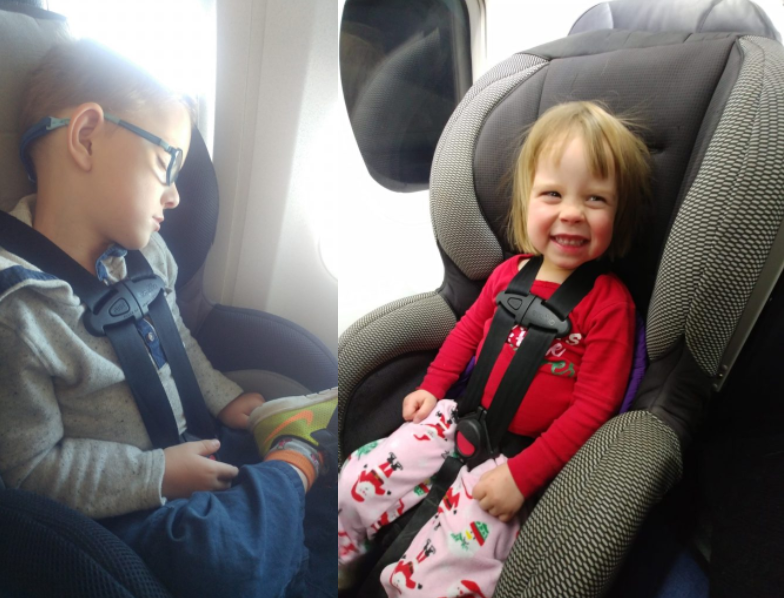 Does 3 year old need car seat on plane hotsell